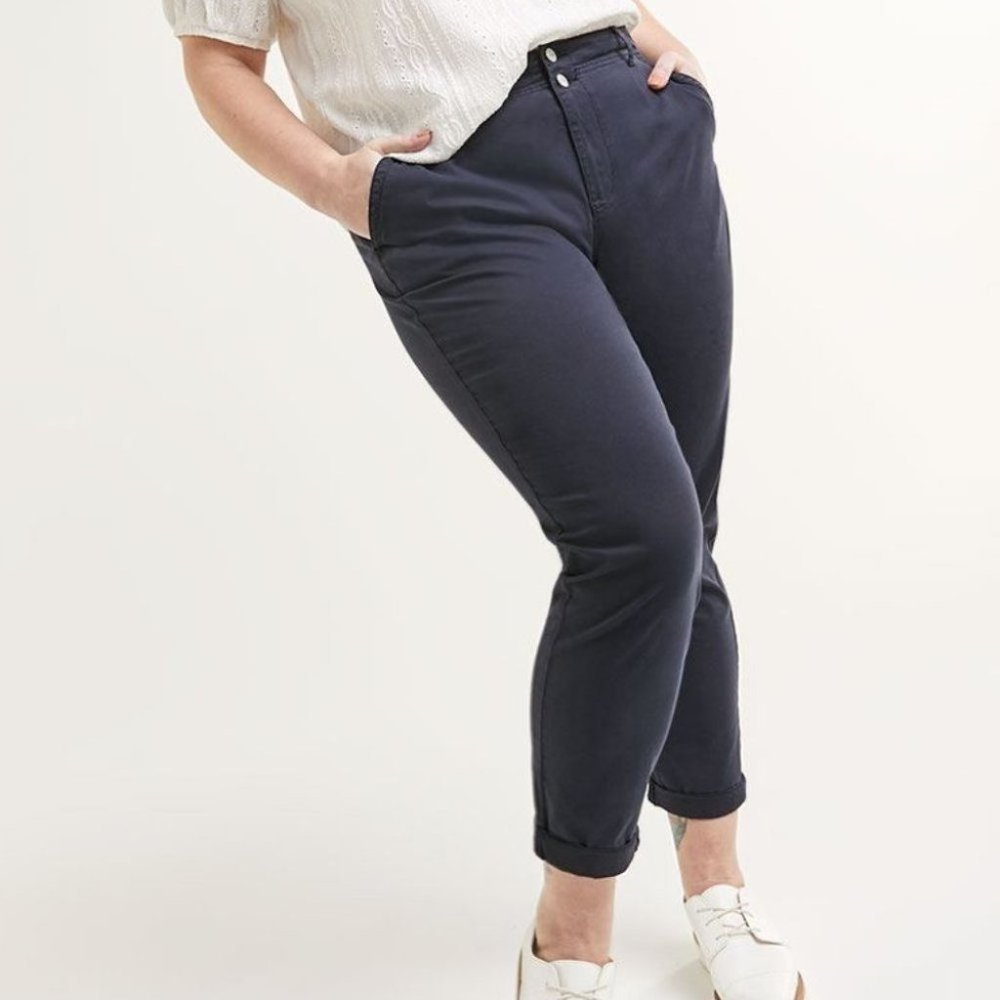 Reitmans Dark Navy Blue Pants Chinos Petite